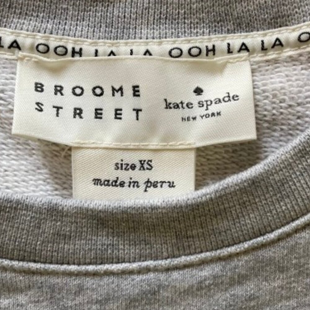 Kate Spade Broome Street Sweatshirt Magic Trick XS Cotton Long Sleeve Whimsical - Picture 4 of 9
